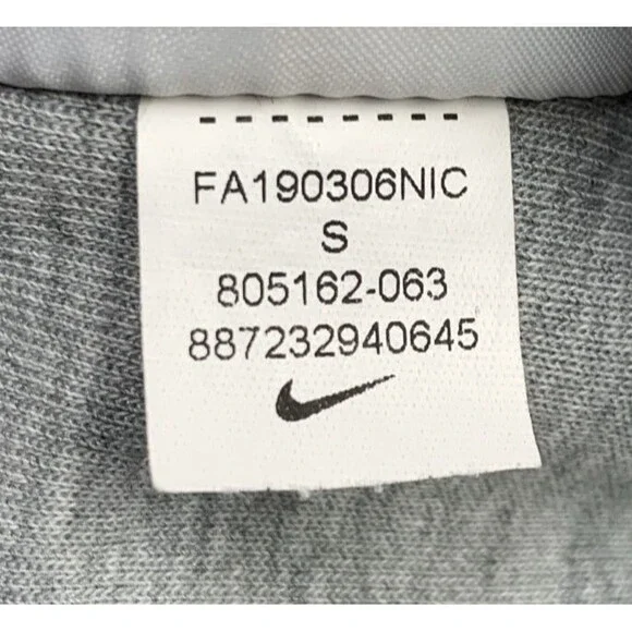 Nike Men's Tech Fleece Jogger Sweatpants 805162-063 Heather Gray Black Small - Picture 3 of 15